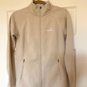 Marmot Full Zipper Cream Sweater